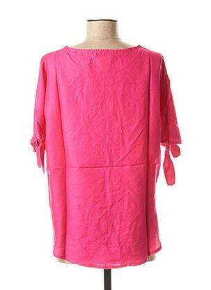 Blouse manches courtes manches courtes rose HEINE femme