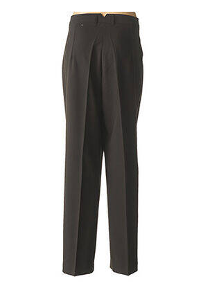 Pantalon droit noir FLEUR DE SEL femme