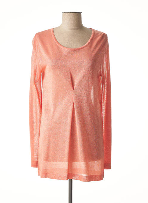 Pull tunique rose NINATI femme
