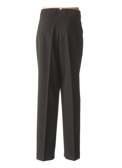 Pantalon droit noir FLEUR DE SEL pour femme