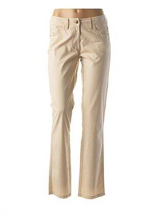 Pantalon slim beige NINATI femme