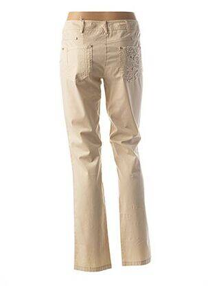 Pantalon slim beige NINATI femme