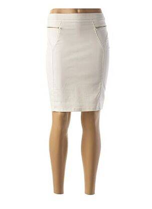 Jupe courte blanc NINATI femme