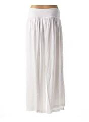 Pantalon large blanc LA STAMPA pour femme seconde vue