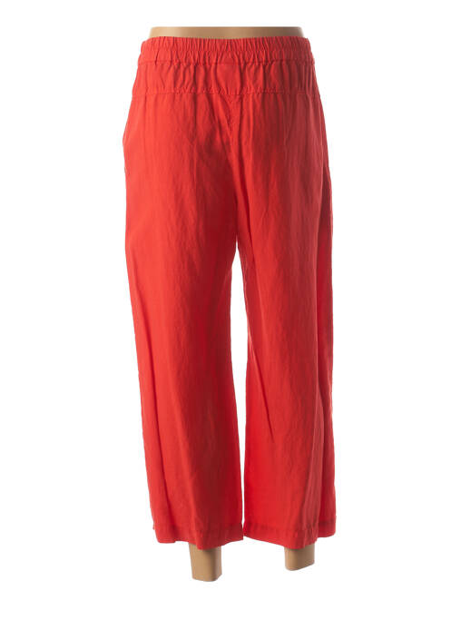 Pantacourt orange ISCHIKO pour femme