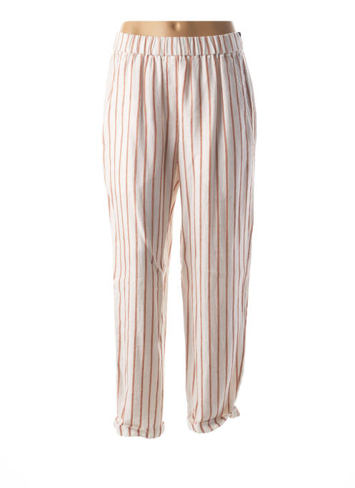 Pantalon 7/8 marron OSKA pour femme