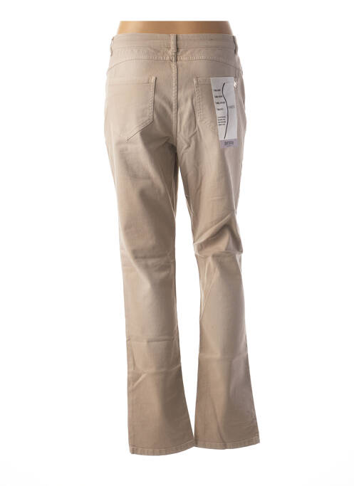 Pantalon slim beige PERSONA pour femme