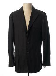 Blazer finition intérieure doublée noir BRUNO SAINT HILAIRE homme