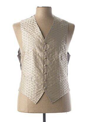 Gilet sans manche tissage satiné gris COULEURS DU SUD homme