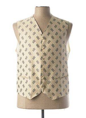 Gilet sans manche poches beige GUY LAURENT homme