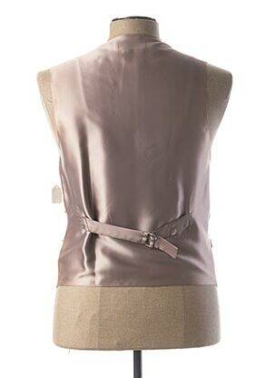 Gilet sans manche tissage satiné gris GUY LAURENT homme