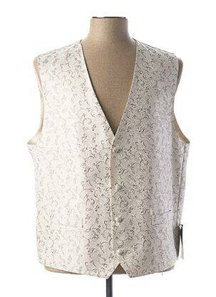 Gilet sans manche bi-matiére gris MASTERHAND homme