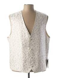 Gilet sans manche bi-matiére gris MASTERHAND homme