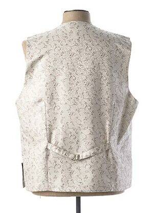 Gilet sans manche bi-matiére gris MASTERHAND homme