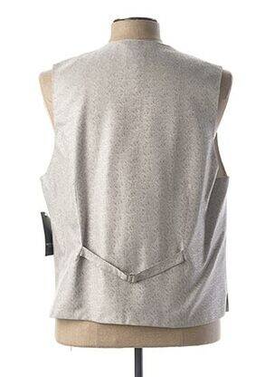 Gilet sans manche bi-matiére gris MASTERHAND homme