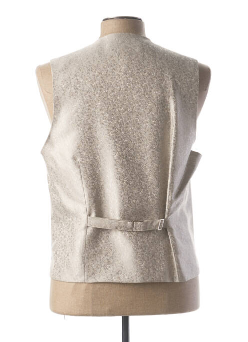 Gilet sans manche beige MASTERHAND pour homme