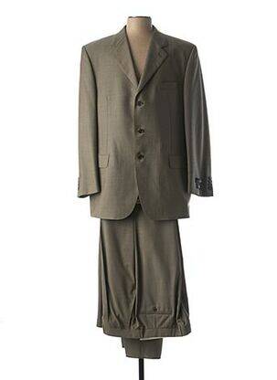 Costume de ville manches longues vert PANCALDI & B homme