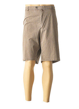 Bermuda taille basse taille basse beige BRUNO SAINT HILAIRE femme