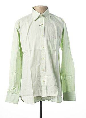 Chemise manches longues imprimé rayures vert INGRAM homme