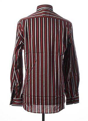Chemise manches longues manches longues rouge JEAN CHATEL homme