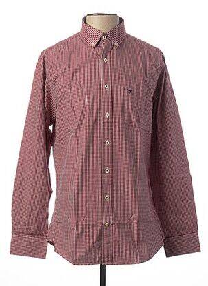 Chemise manches longues manches longues rouge MEN OF ALL NATION homme