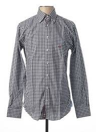 Chemise manches longues poches poitrine bleu FYNCH-HATTON homme