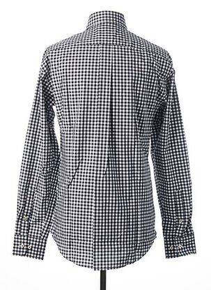 Chemise manches longues poches poitrine bleu FYNCH-HATTON homme