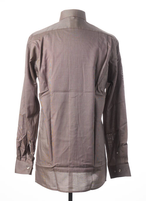Chemise manches longues beige OLYMP pour homme