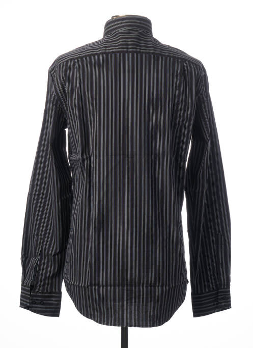 Chemise manches longues noir JEAN CHATEL pour homme