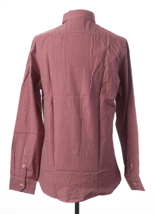 Chemise manches longues rouge MEN OF ALL NATION pour homme