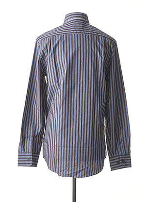 Chemise manches longues manches longues bleu SEIDEN STICKER homme