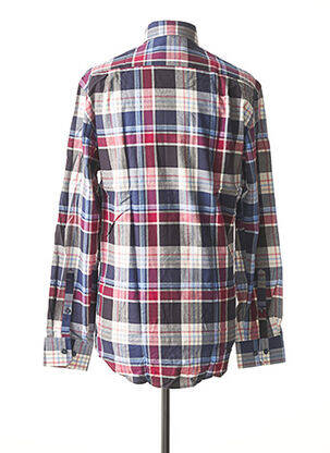 Chemise manches longues poches poitrine bleu SEIDEN STICKER homme