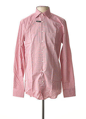 Chemise manches longues poches poitrine rouge SEIDEN STICKER homme