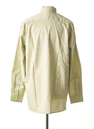 Chemise manches longues poches poitrine vert SEIDEN STICKER homme