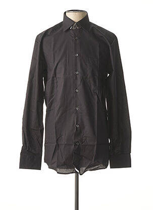 Chemise manches longues manches longues noir SEIDEN STICKER homme