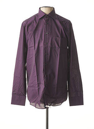Chemise manches longues manches longues violet SEIDEN STICKER homme