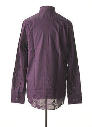 Chemise manches longues manches longues violet SEIDEN STICKER homme