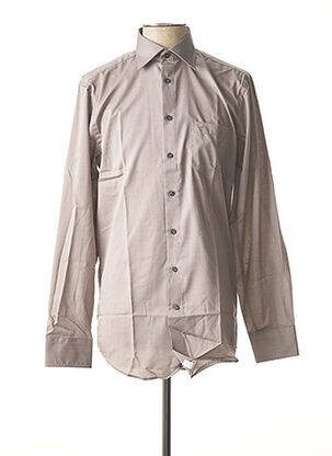 Chemise manches longues manches longues noir SEIDEN STICKER homme