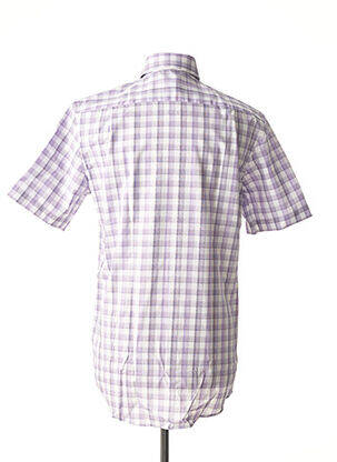 Chemise manches longues poches poitrine violet SEIDEN STICKER homme