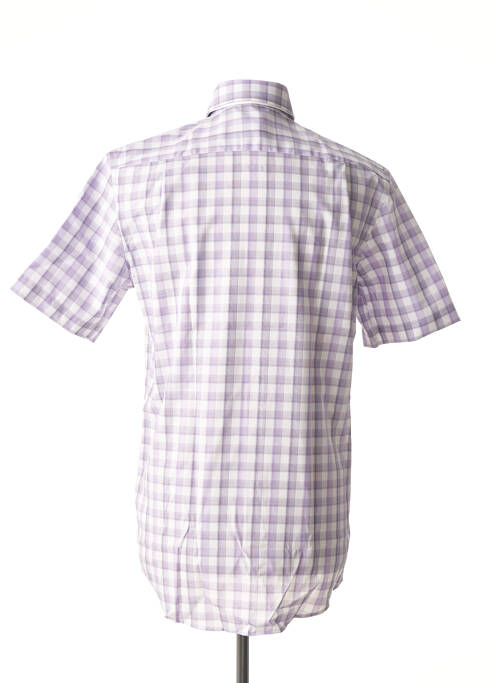 Chemise manches longues violet SEIDEN STICKER pour homme
