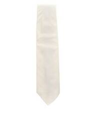 Cravate tissage satiné beige JEAN DE SEY homme