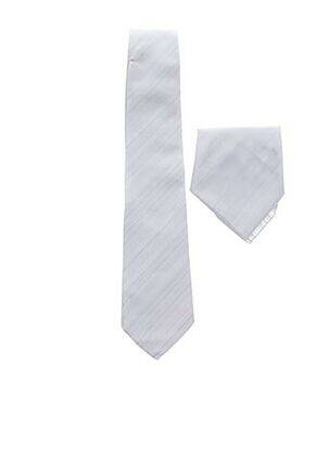 Cravate gris GUY LAURENT pour homme