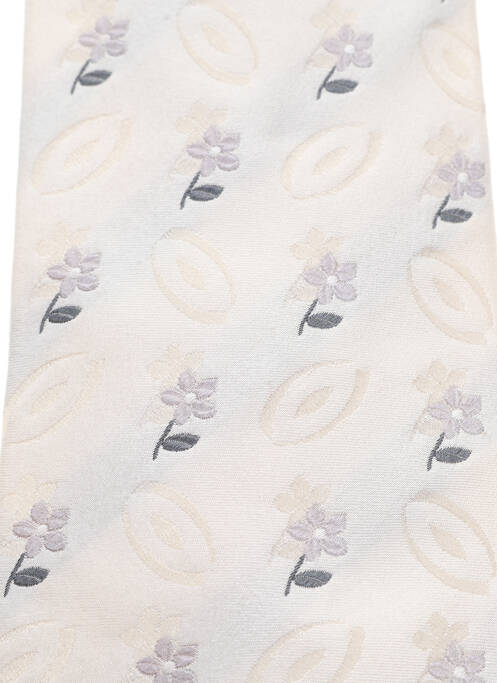 Cravate beige JEAN DE SEY pour homme