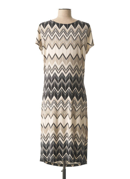 Robe mi-longue beige JOSEPH RIBKOFF pour femme