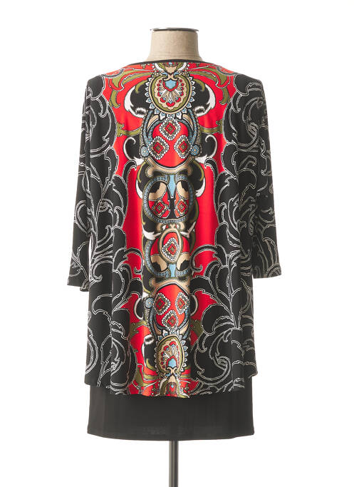 Tunique manches longues rouge JOSEPH RIBKOFF pour femme