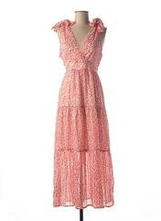 Robe mi-longue rose KILKY pour femme seconde vue
