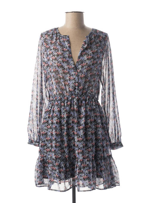 Robe courte bleu CLP pour femme