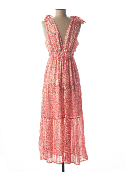 Robe mi-longue rose KILKY pour femme