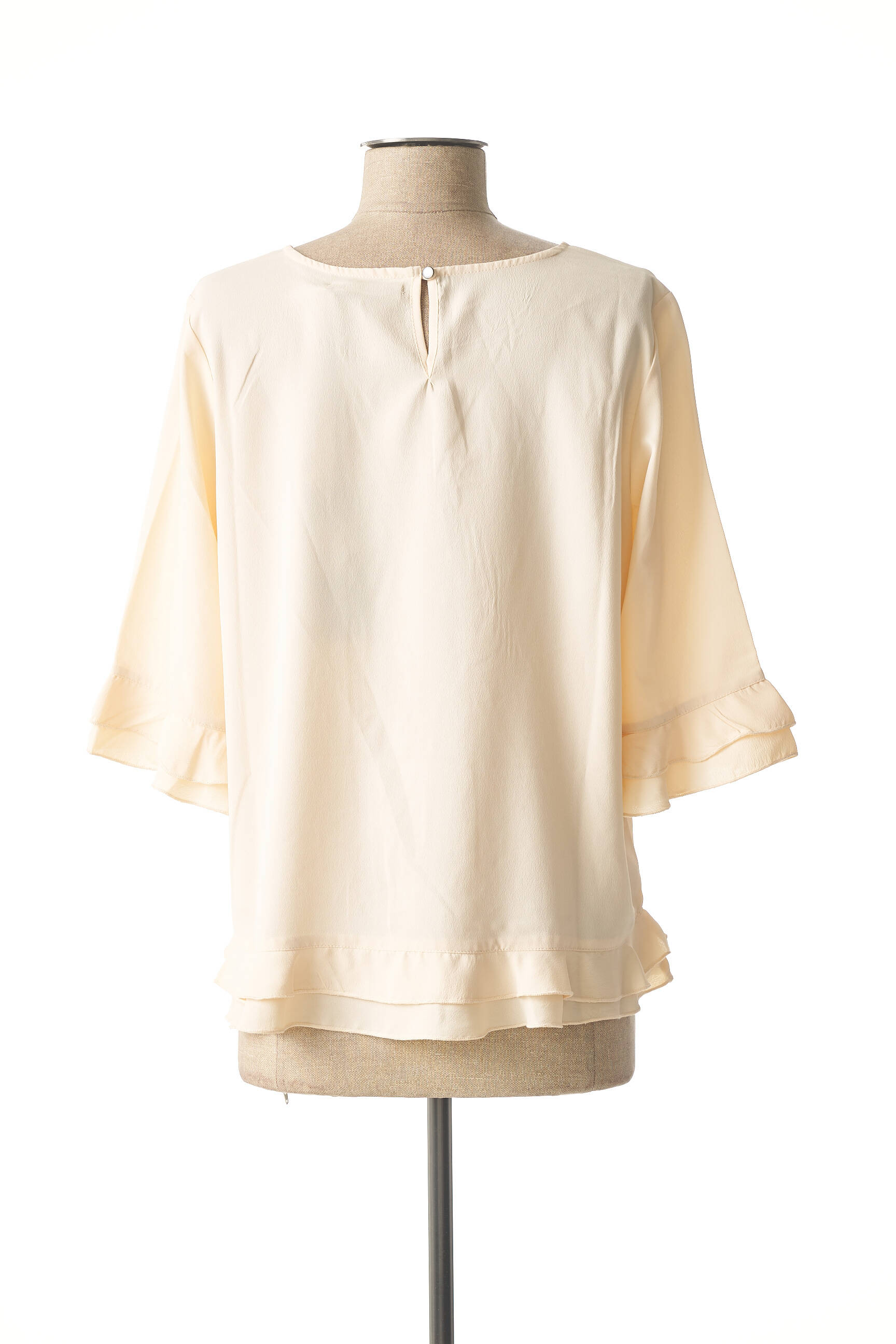 Mode Blouses Cols de blouses Gant Cols de blouses rose-blanc motif \u00e0 carreaux style d\u00e9contract\u00e9 