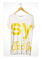 T-shirt jaune SYSTEM AN L.C.PROJECT pour femme seconde vue
